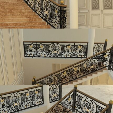 stair handrail idea